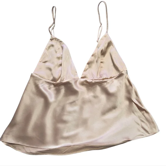 SKIMS Silk Cami Tank Top Villa Rose Pink Medium NWT - Picture 2 of 5